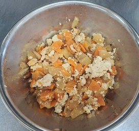 大根にもしっかり味がしみていて、美味しいけんちょうができました。
子どもたちもよく食べていました。