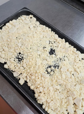 おからはオーブンで焼きました。