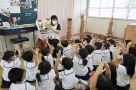 自然薯って土の中でぐんぐん大きくなるんだね！