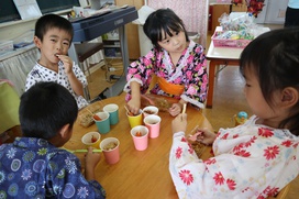 縁日気分で食欲もりもり！「おかわりくださ～い」